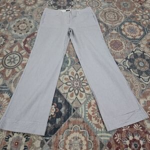 J. Crew Navy Striped Trousers